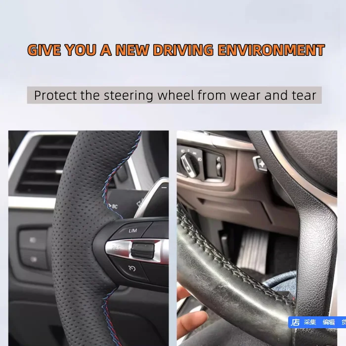 Car Steering Wheel Cover For J - Car Steering Wheel Cover Anti Slip Breathable recension och pris