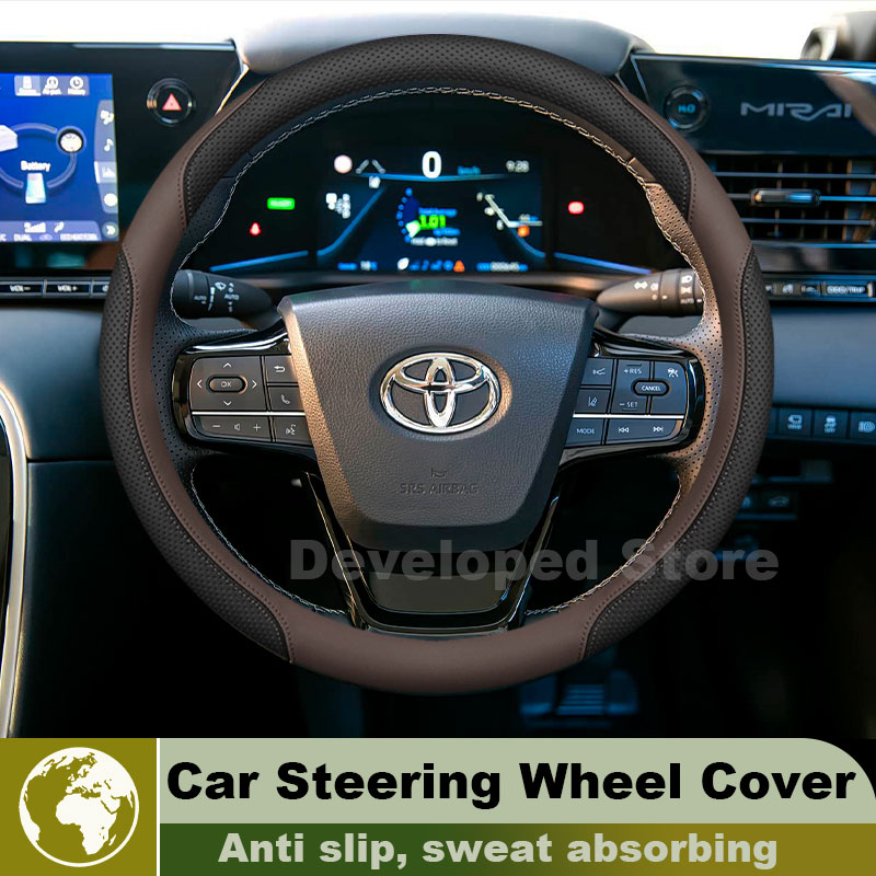 Car Steering Wheel Cover For T - Car Steering Wheel Cover Anti Slip Breathable recension och pris