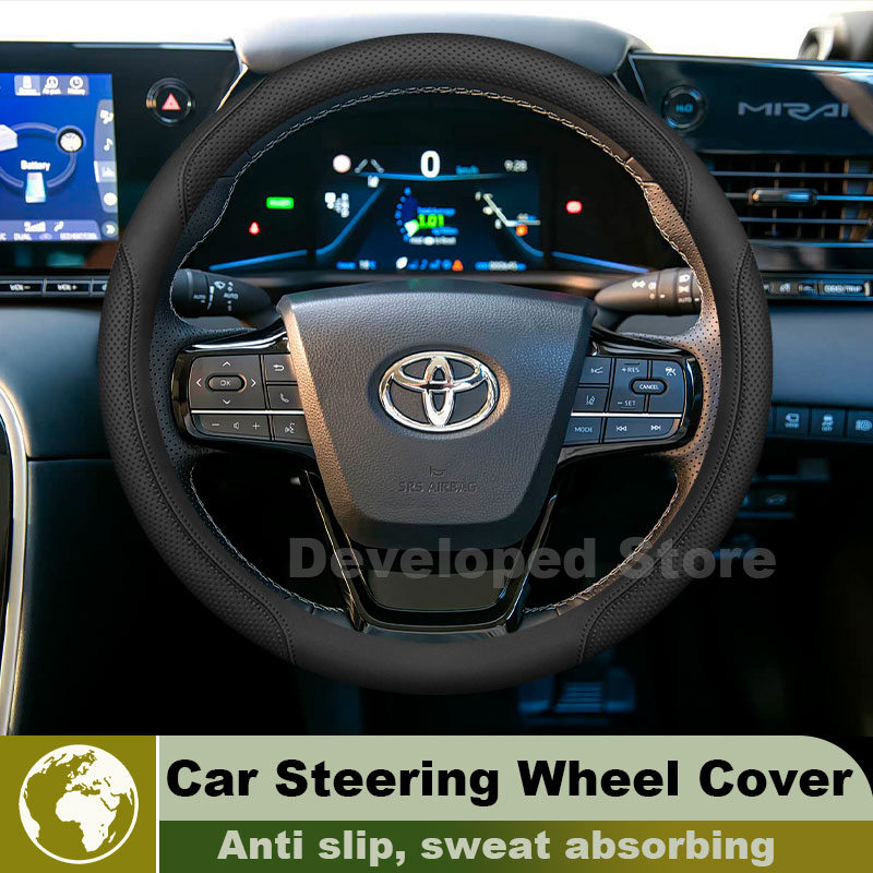 Car Steering Wheel Cover For T - Car Steering Wheel Cover Anti Slip Breathable recension och pris