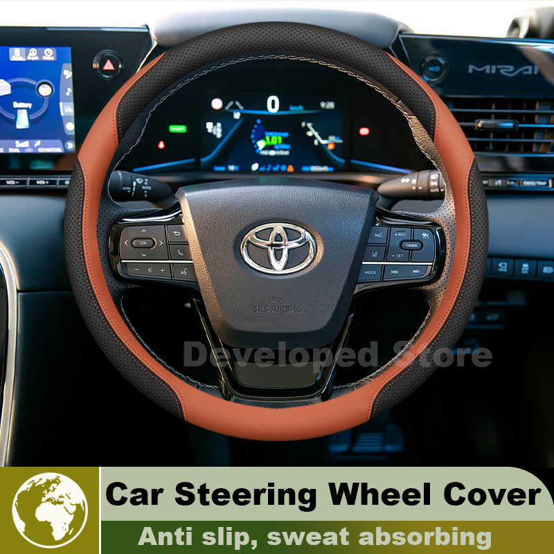 Car Steering Wheel Cover For T - Car Steering Wheel Cover Anti Slip Breathable recension och pris