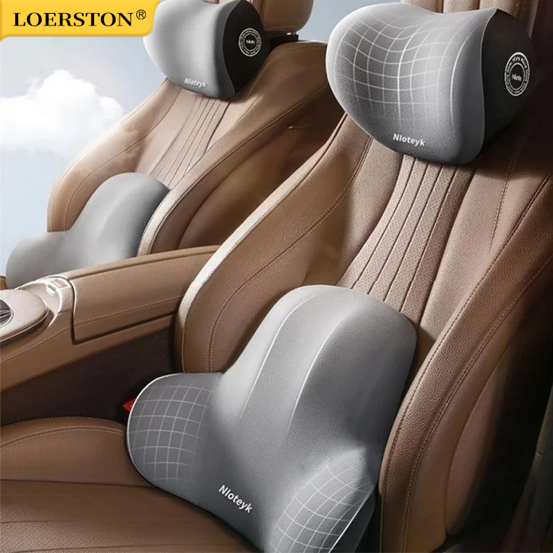 Memory Foam Car Neck Cushion C - Memory Foam Car Neck Pillow Lumbar Support recension och pris