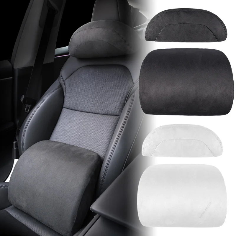 For Tesla Model Y/3 Car Neck P - Memory Foam Car Neck Pillow Lumbar Support recension och pris