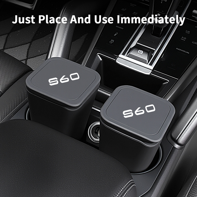 Silicone Car Door Storage Tras - Waterproof Car Trash Can With Lid recension och pris