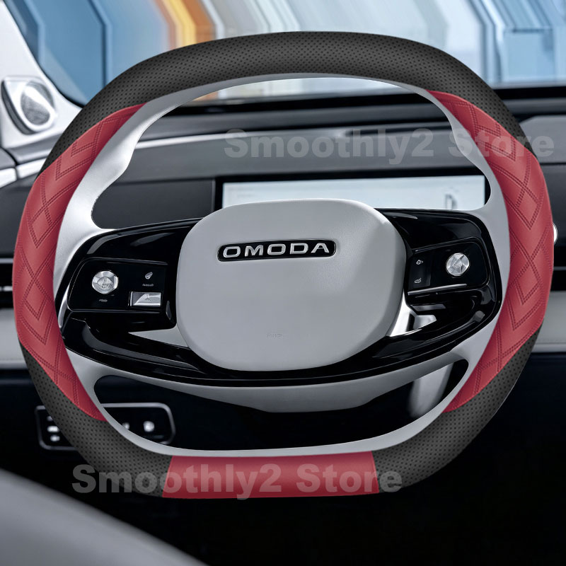 Car Leather Steering Wheel Cov - Car Steering Wheel Cover Anti Slip Breathable recension och pris