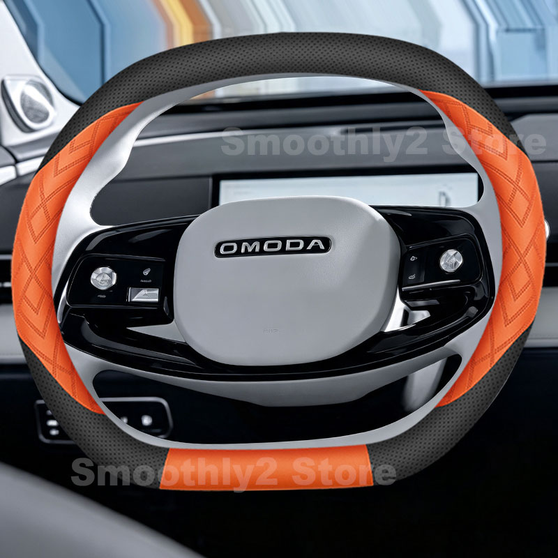 Car Leather Steering Wheel Cov - Car Steering Wheel Cover Anti Slip Breathable recension och pris