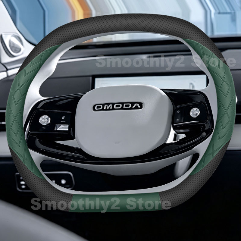 Car Leather Steering Wheel Cov - Car Steering Wheel Cover Anti Slip Breathable recension och pris