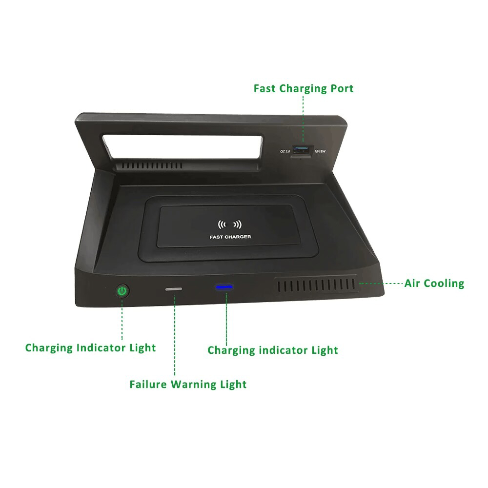 Car Fast Charging Wireless Cha - Wireless Car Charger Mount Fast Charging recension och pris