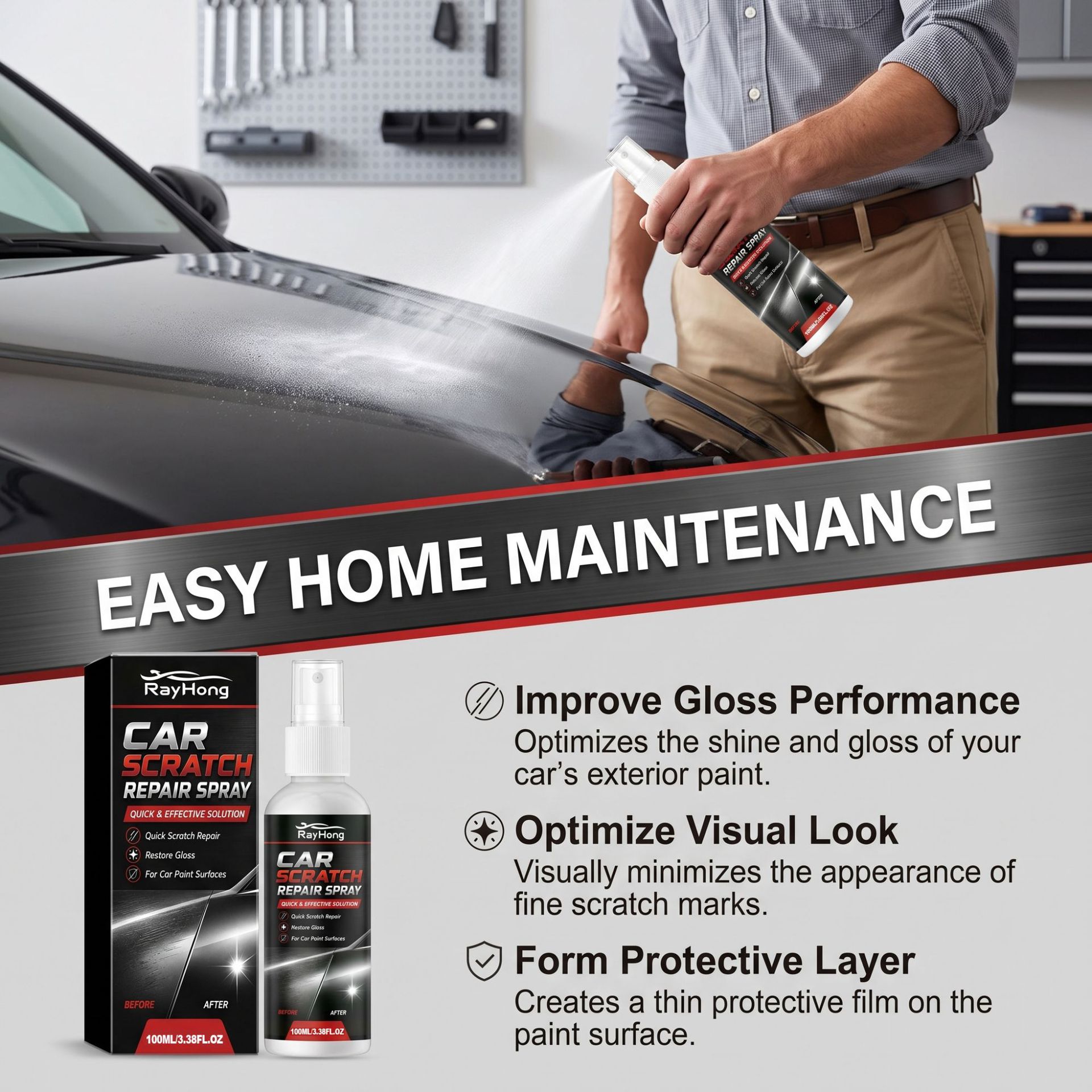 Car Scratch Remover Nano Spray - Car Care recension och pris