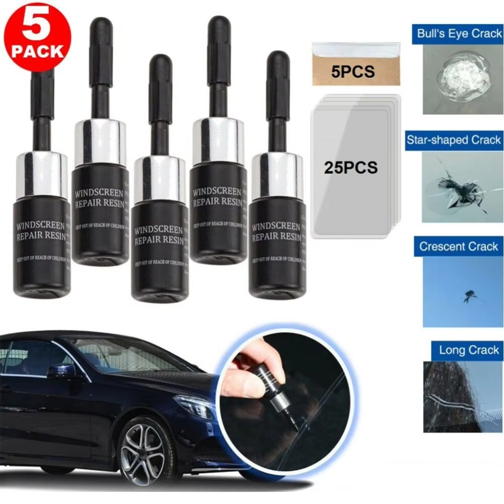 5PCS Automotive Glass Crack Re - Auto Repair Tools recension och pris