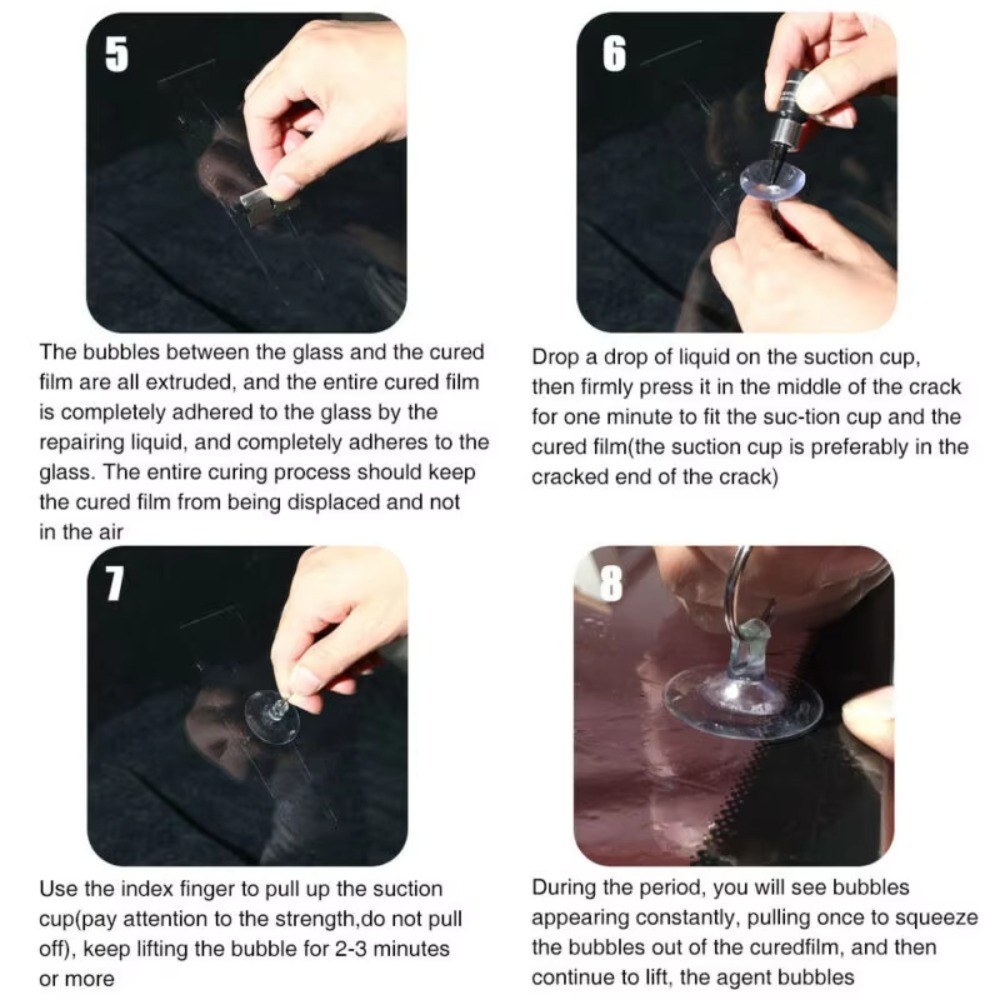 5PCS Automotive Glass Crack Re - Auto Repair Tools recension och pris